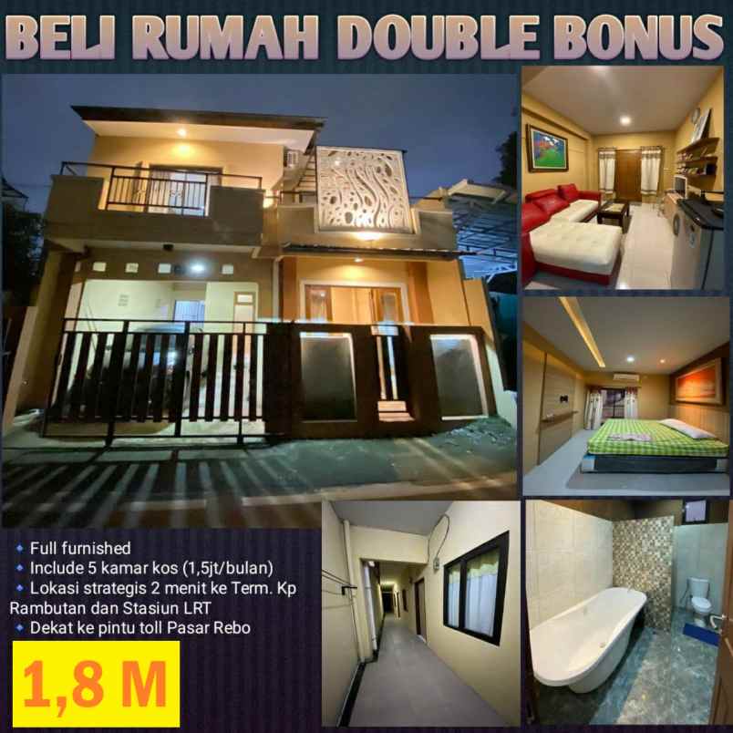 dijual kost ceger kec cipayung kota