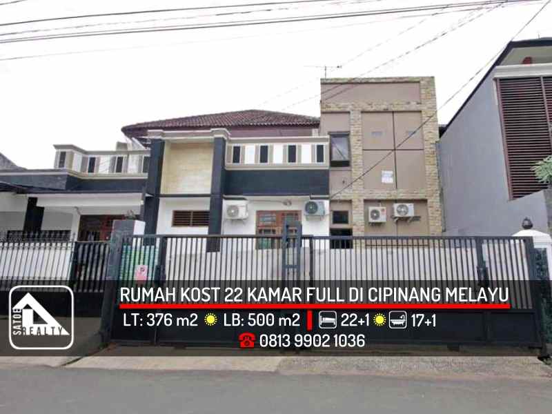 dijual kost cipinang melayu makasar