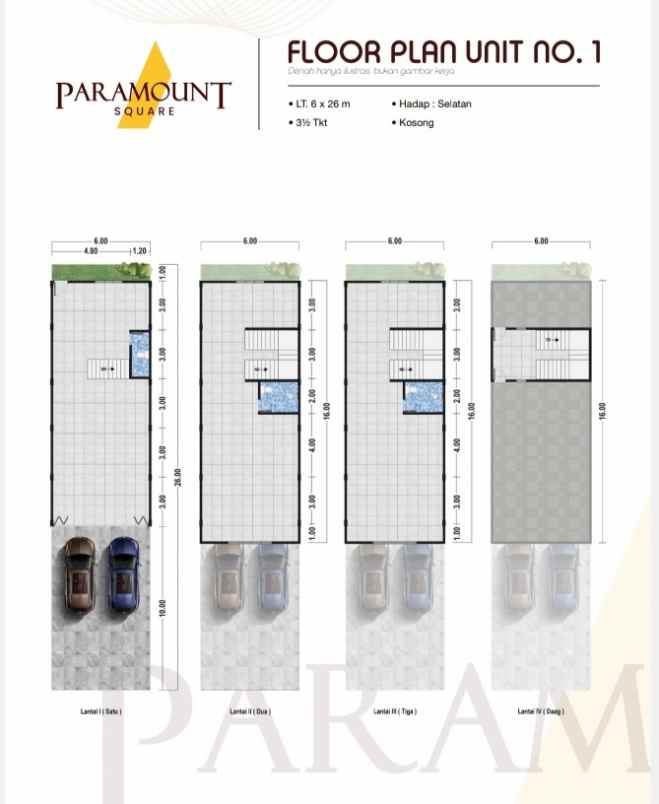dijual ruko gudang kantor jalan bambu 2 sutomo ujung