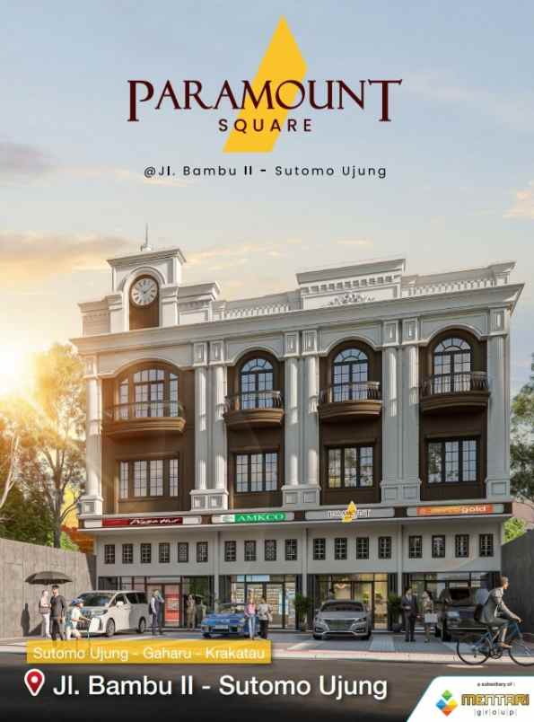 dijual ruko gudang kantor jalan bambu 2 sutomo ujung