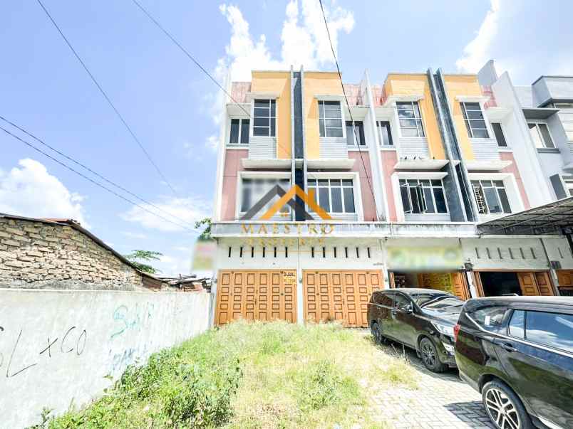 dijual ruko gudang kantor jalan menteng raya medan
