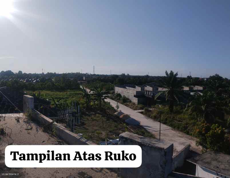 dijual ruko gudang kantor jl garuda sakti km 2