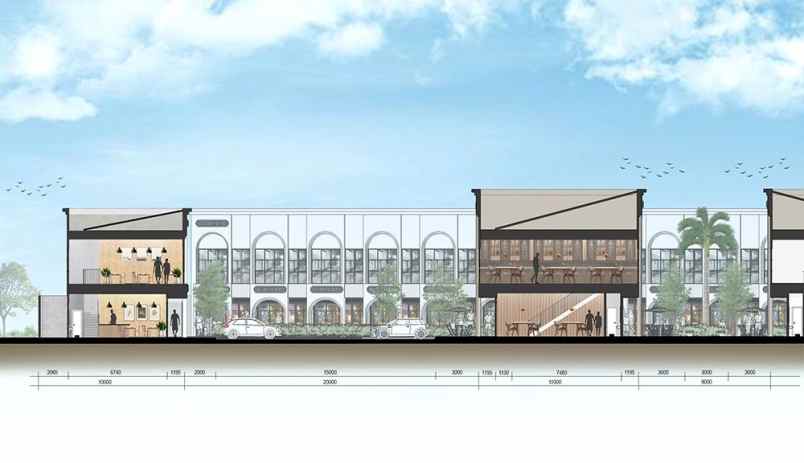 dijual ruko gudang kantor talaga bestari cikupa