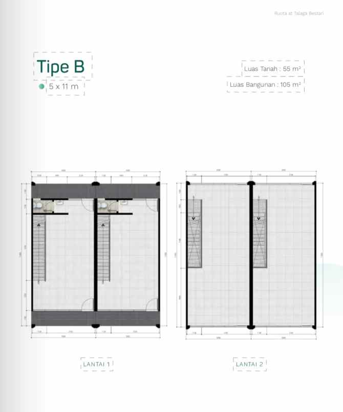 dijual ruko gudang kantor talaga bestari cikupa