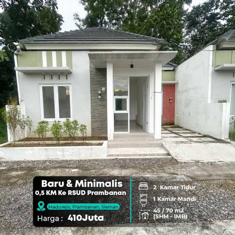 dijual rumah 500 meter rsud prambanan