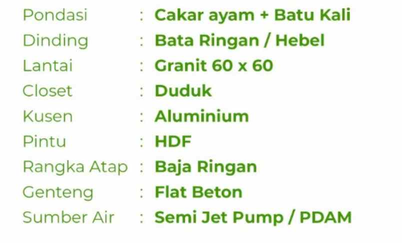 dijual rumah babelan kab bekasi