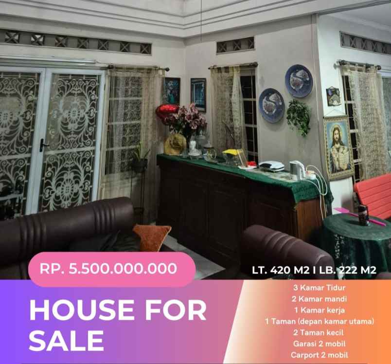 dijual rumah bintaro sektor 8