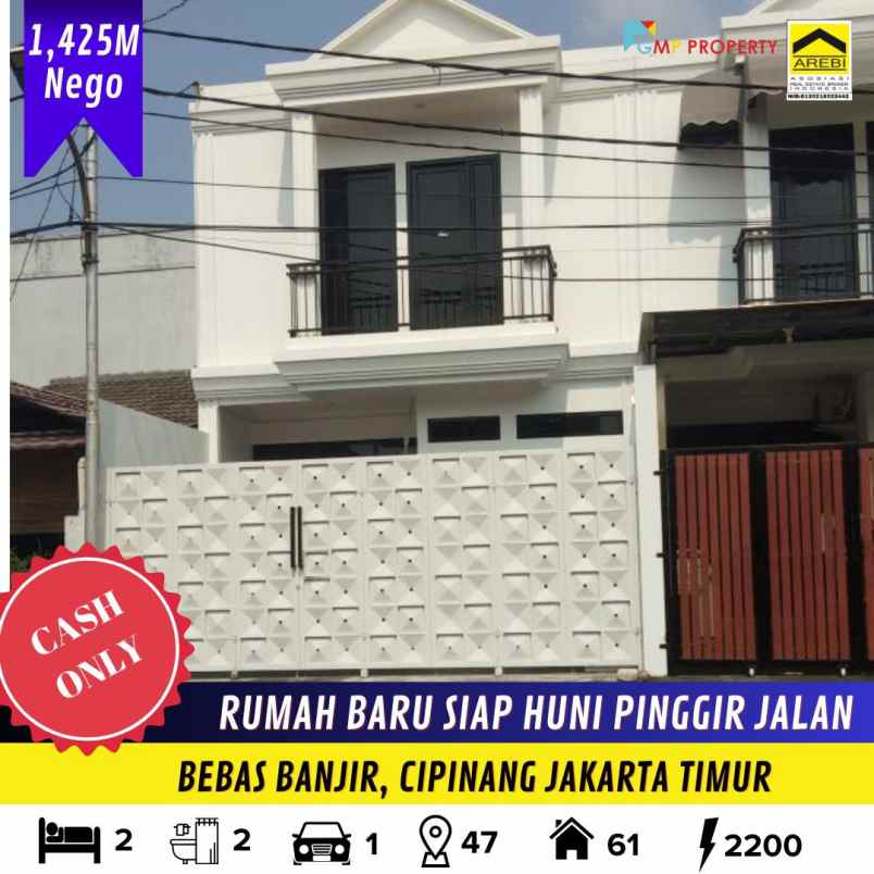 dijual rumah cipinang kabembem