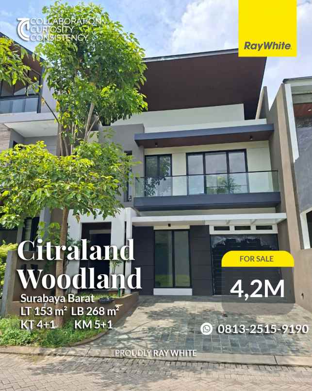 dijual rumah citraland woodland