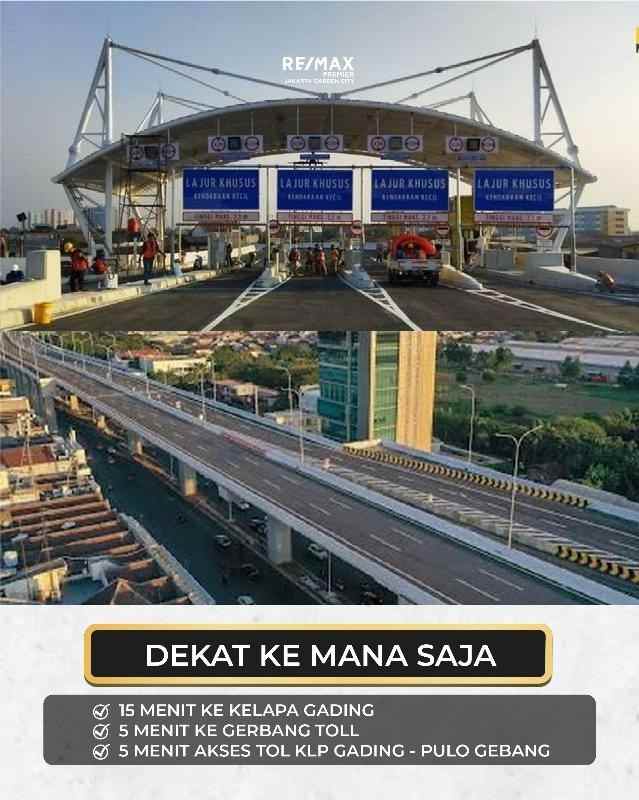 dijual rumah cluster thames jgc jakarta