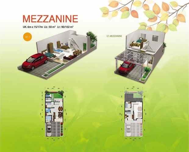 dijual rumah cluster yarra jgc jakarta
