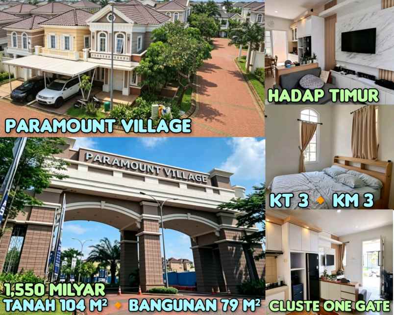 dijual rumah di paramount village semarang