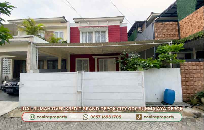 dijual rumah grand depok city sukmajaya