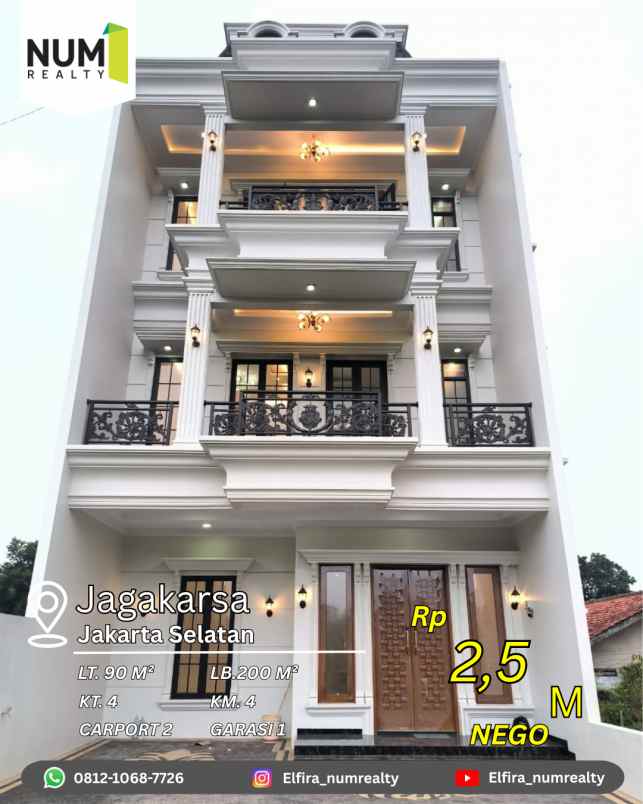 dijual rumah jagakarsa jakarta selatan