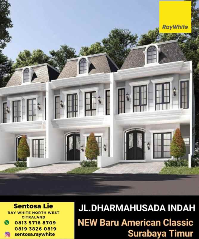 dijual rumah jalan dharmahusada indah