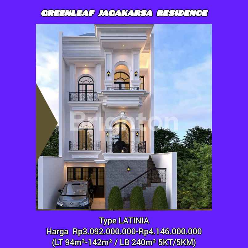 dijual rumah jalan jagakarsa raya