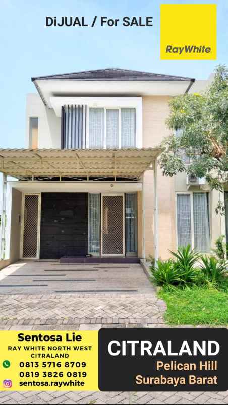 dijual rumah jalan pelican hill