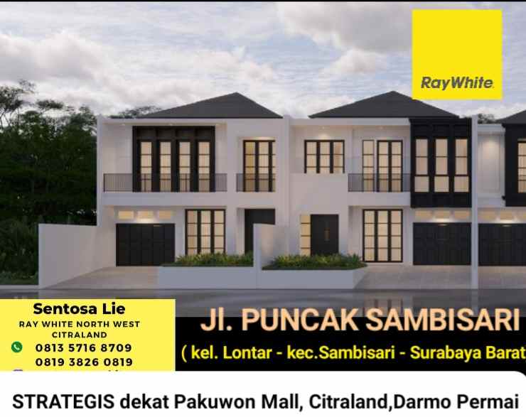dijual rumah jalan puncak sambisari