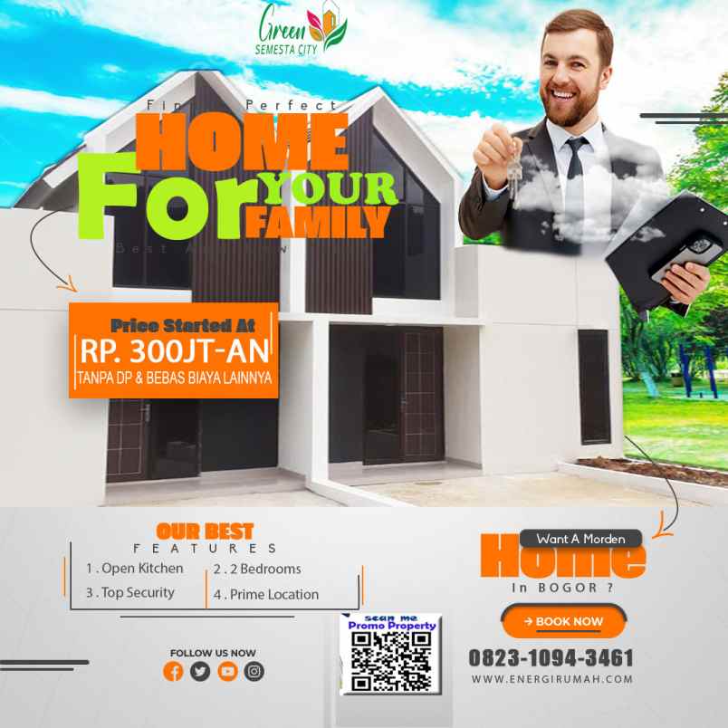 dijual rumah jalan raya tajur citeureup