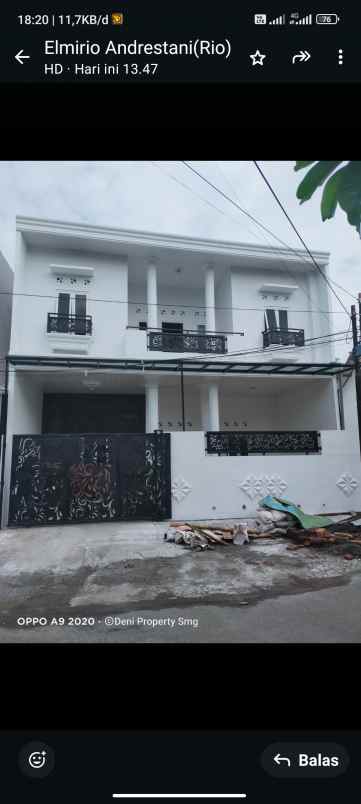 dijual rumah jl nanas