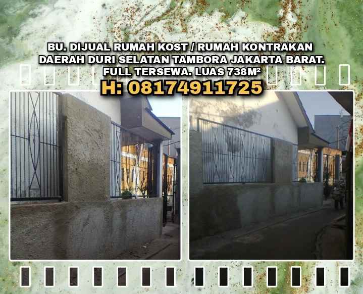 dijual rumah kp duri gg q2 duri selatan