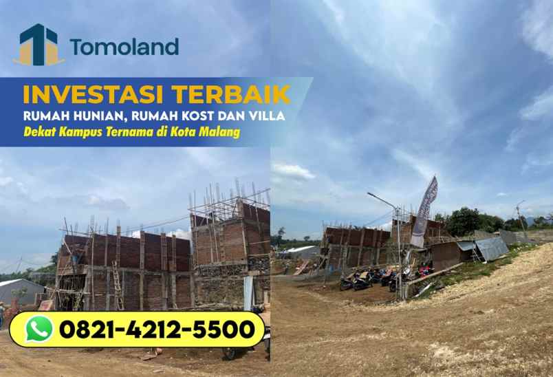 dijual rumah krajan sumbersekar kec dau