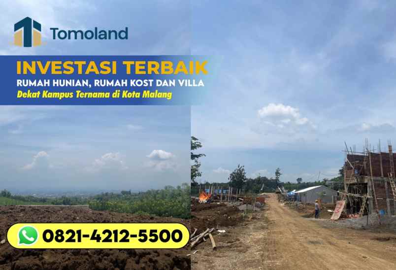 dijual rumah krajan sumbersekar kec dau