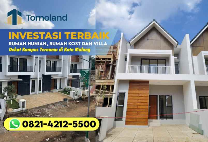 dijual rumah krajan sumbersekar kec dau