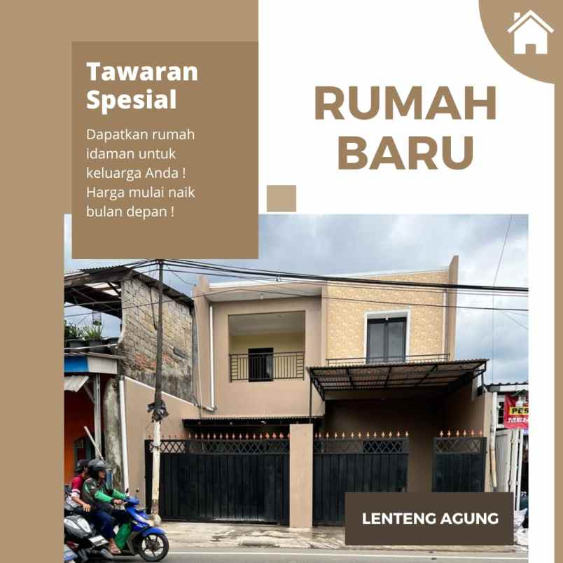 dijual rumah lenteng agung