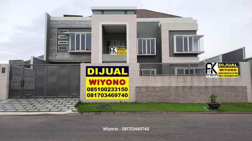 dijual rumah puri sukolilo timur raya