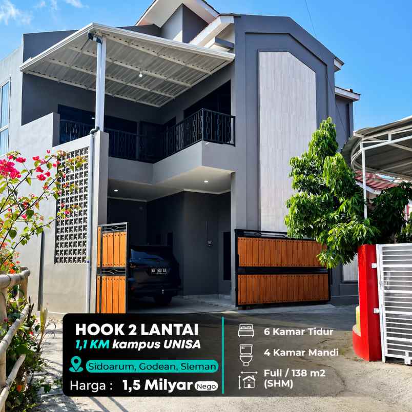 dijual rumah sidoarum