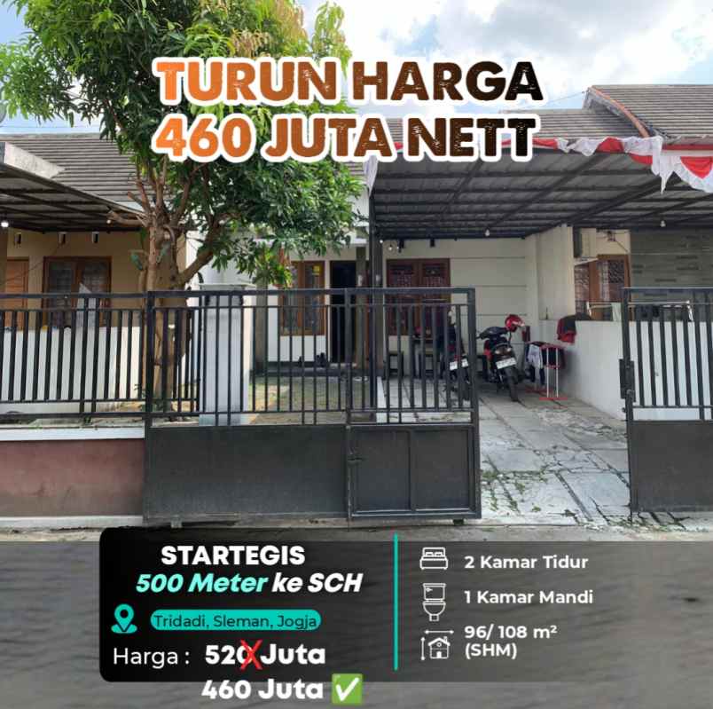 dijual rumah sleman city hall
