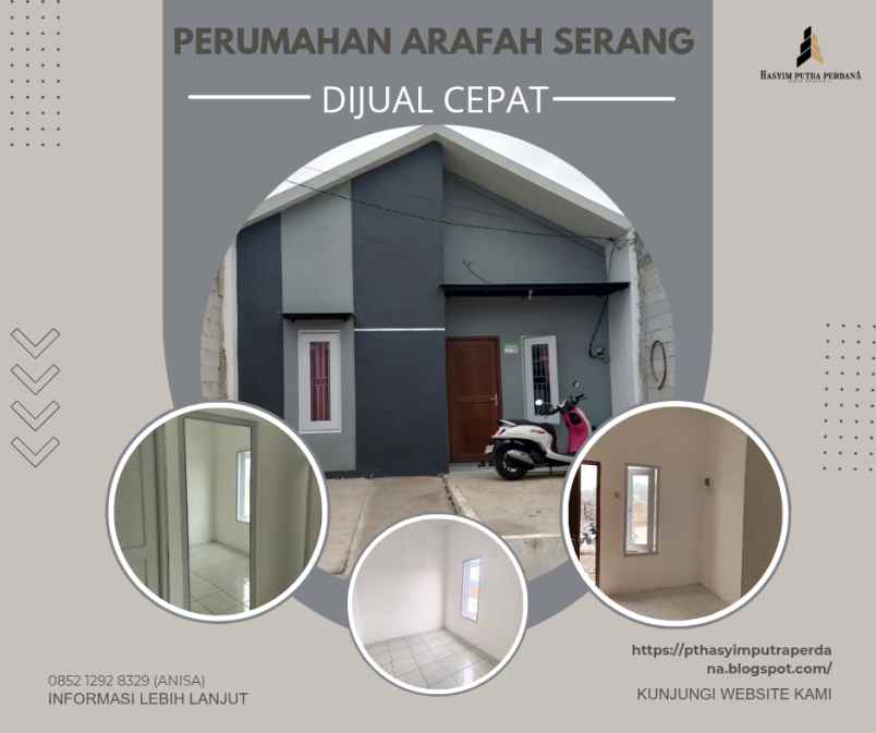 dijual rumah subsidi serang free biaya