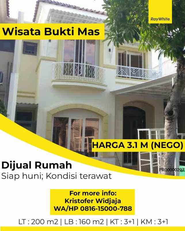 dijual rumah wbm royal palais surabaya