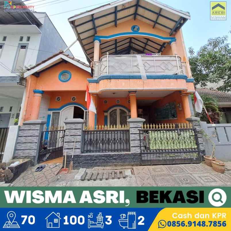 dijual rumah wisma asri 1 bekasi utara