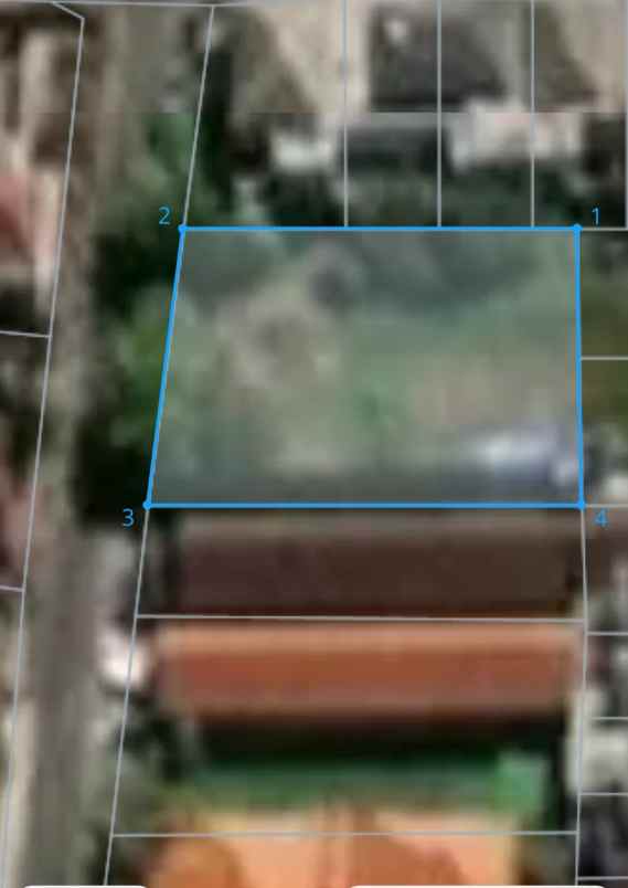 dijual tanah 687 m2 jl tukad badung renon bali