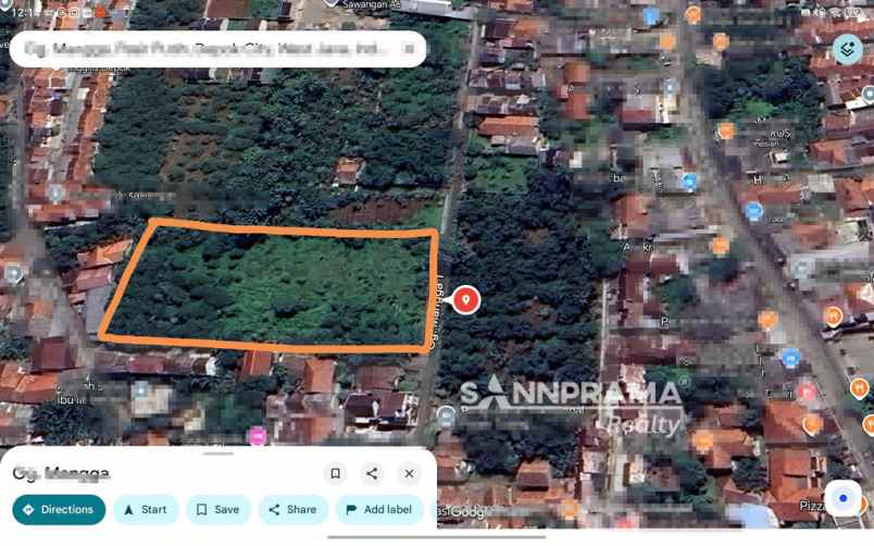 dijual tanah asir putih