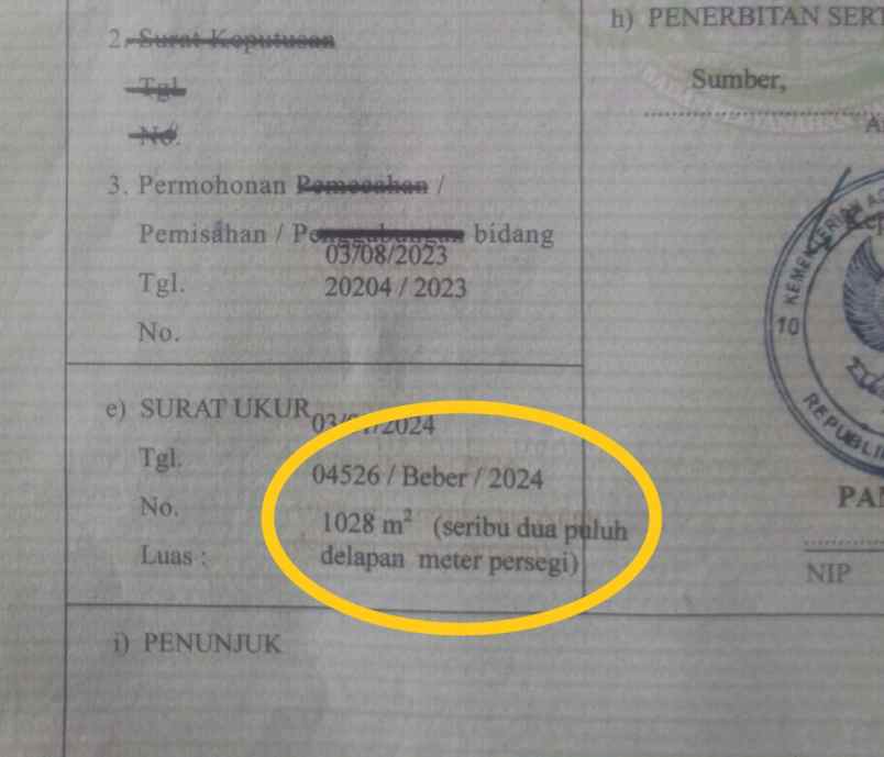 dijual tanah ciwangi beber