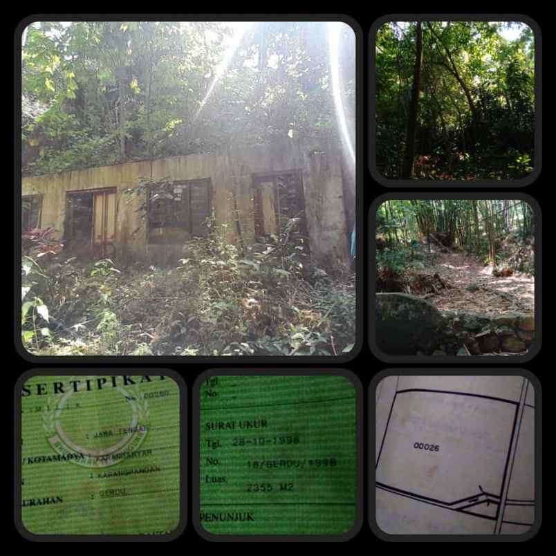 dijual tanah desa gerdu karangpandan