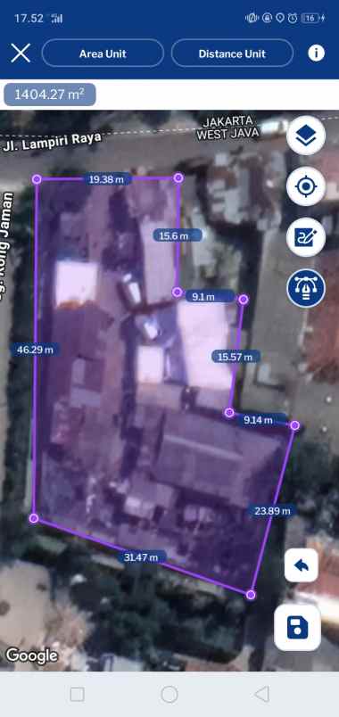 dijual tanah dilampiri raya bekasi