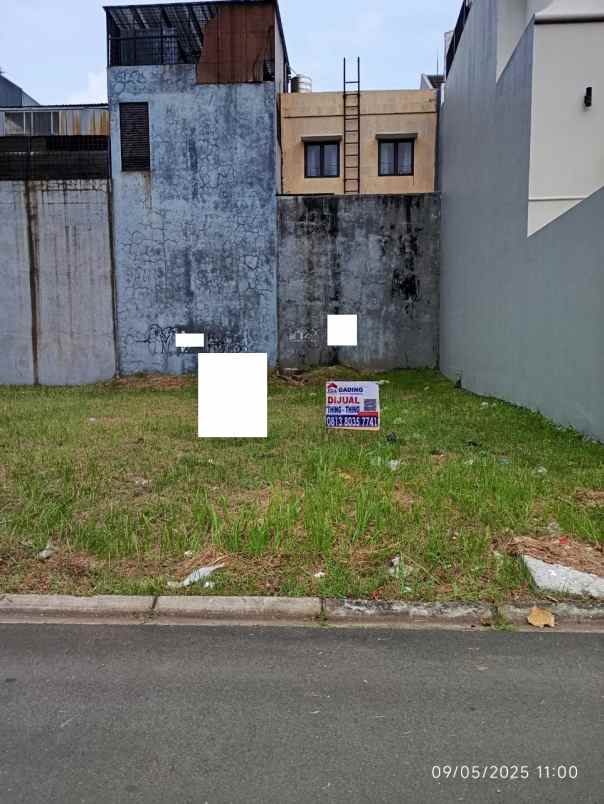 dijual tanah gading residence kelapa gading