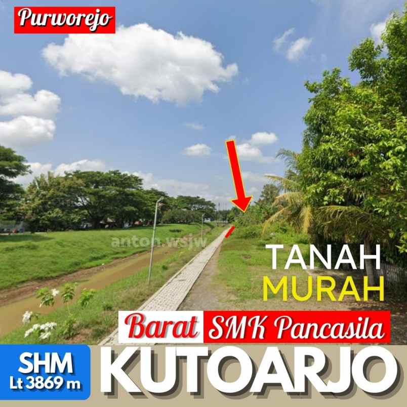 dijual tanah giri rejo timur kutoarjo