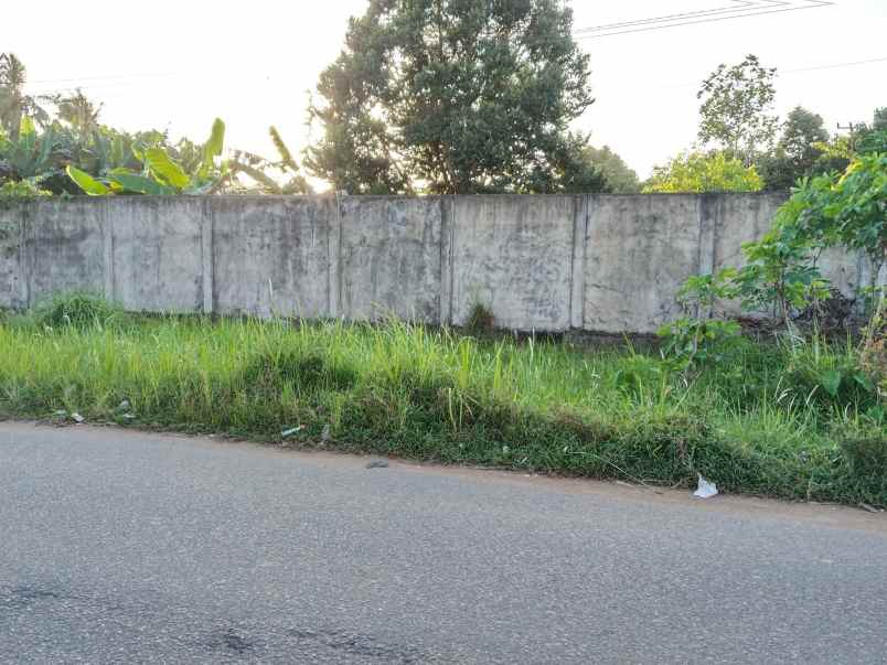 dijual tanah jalan perdamai kubu raya