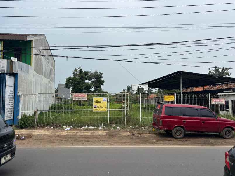 dijual tanah jalan raya kosambi