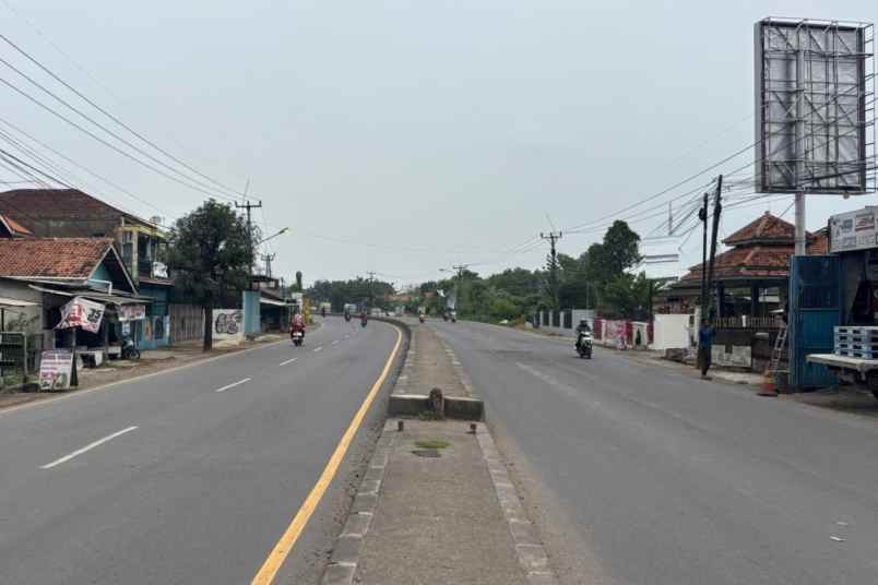 dijual tanah jalan raya kosambi klari