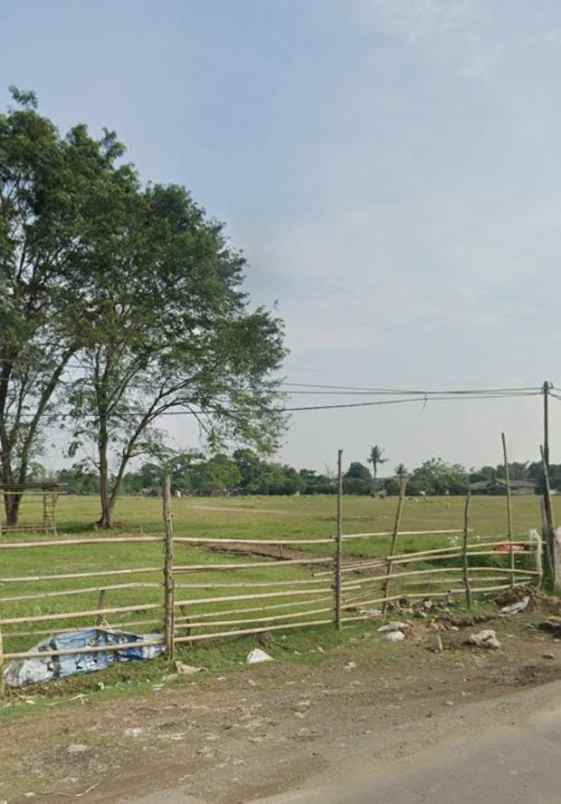 dijual tanah jalan raya serang cibarusah