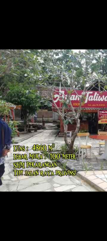 dijual tanah jalan semin karangmojo