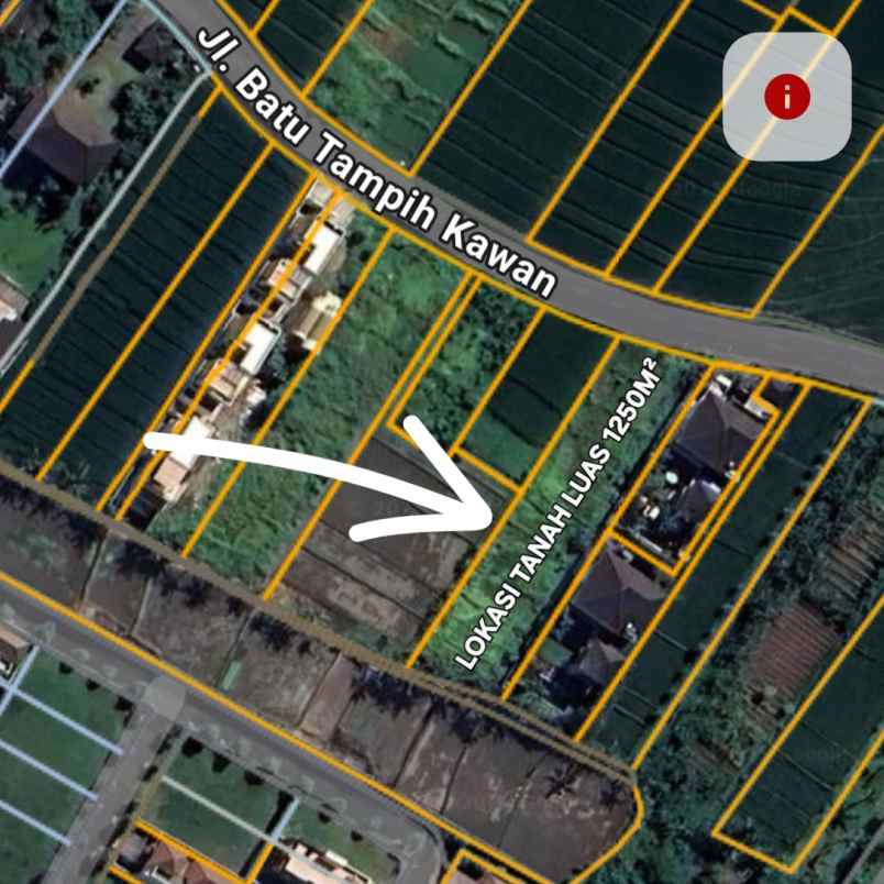 dijual tanah jl batu tampih kawan