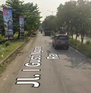 dijual tanah jl i gusti ngurah rai