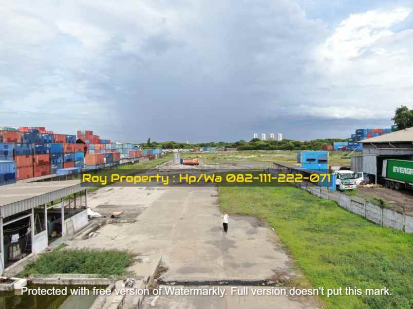 dijual tanah jl inspeksi kirana rorotan